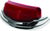 Kuryakyn #2966 - Tracer Rear Fender Tip Light Chrome Red Lens
