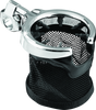 Kuryakyn #1422 - Drink Holder with Mesh Basket 1 inch Clamp Chrome