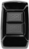 Kuryakyn #10045-2 - Enygma Brake Pedal Pad FL Touring Models - Gloss Black