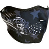 ZAN Headgear #WNFM709H - Neoprene Half Mask - Skull Live