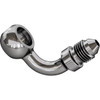 Goodridge #P599-03C - Banjo Adaptor - 3/8" / M10 Bolt - 90° - Stainless Steel