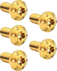 Arlen Ness #300-911 Bolt Kit - Holeshot/Brake Rotor/Rear - Hub Mount - Gold - 3/8"-16 x 1" - 5 Pack