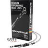 Goodridge #HD0099-1FC-CL6 - Brake Hose Kit - Front - FLH/FLT '08-'13 ABS Models - +6
