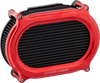 Arlen Ness #600-188 Performance Air Filter Kit - Stage II - Red