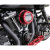 Arlen Ness #600-241 - Method™ Clear Series Air Cleaner - Red