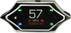 Dakota Digital MLX-5200 - Handle Bar Mount Speedometer - With Signals - Spiked - Chrome