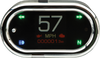 Dakota Digital MLX-5400 - Handle Bar Mount Speedometer - With Signals - Oval - Chrome