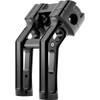 Arlen Ness #520-055 - Method Kickback Handlebar Riser - Softail Gauge Cut-Out - 7" - Black