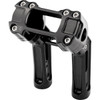 Arlen Ness #520-055 - Method Kickback Handlebar Riser - Softail Gauge Cut-Out - 7" - Black