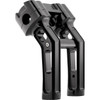 Arlen Ness #520-055 - Method Kickback Handlebar Riser - Softail Gauge Cut-Out - 7" - Black