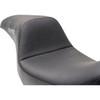 Slyfox #4883B-slyfox - Drifter Seat - Gray Logo - Black Vinyl w/ Slipstop - Carbon Fiber - Dyna '96-'03