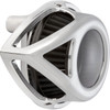 Arlen Ness #600-243 - Clear Tear Air Cleaner Kit - Chrome