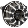 Arlen Ness #600-221 - Inverted Series Air Cleaner Kit - 10-Gauge - Black