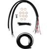 LA Choppers #LA-8059KT2-19B - Complete Black Vinyl Braided Handlebar Cable/Brake Line Kit - 18"-20" Handlebars - '23-'25 Touring