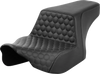Saddlemen Step-Up Seat - Front Honeycomb - Gray Stitching - FL '23-'24