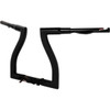 LA Choppers #LA-7317-12BW - Pre-Wired Thresher Handlebar - 12" - Black