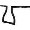 LA Choppers #LA-7317-14BW - Pre-Wired Thresher Handlebar - 14" - Black