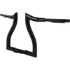 LA Choppers #LA-7316-12BW - Pre-Wired Hammerhead Handlebar - 12" - Black