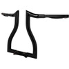 LA Choppers #LA-7316-14BW - Pre-Wired Hammerhead Handlebar - 14" - Black