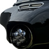 Custom Dynamics #SD2-BW-W - LED Headlight - Shark Demon® - Harley-Davidson®