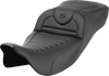 Saddlemen Roadsofa Extended Reach Seat - without Backrest - Tuck-n-Roll - FL '08-'24