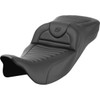 Saddlemen #808-07B-20300 - Roadsofa™ Extended Reach Seat - without Backrest - Tuck-n-Roll - FL '08-'24