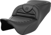 Saddlemen Roadsofa Seat - without Backrest - Tuck-n-Roll - Carbon Fiber - FL '08-'23