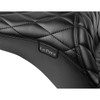LE Pera #LV-957DM - Maverick Seat - without Backrest - Diamond Stitch - Black - FLH/FLT '23-'25
