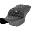 Saddlemen #823-07-18205 - RoadSofa™ Seat - without Backrest - Lattice Stitch - Silver Stitch - FLTR/FLHX '23-'24