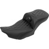 Saddlemen #823-07-207B2 - Roadsofa™ Extended Reach Seat - without Backrest - Lattice Stitch - Gray Stitch - FLTR/FLHX '23-'24