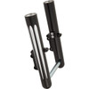 Arlen Ness #40-530 - Fork Legs - Black Anodized - Deep Cut - Dual Disc