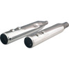 Khrome Werks #202915 - 4-1/2" HP-Plus® Slip-On Mufflers with Race Tip - Chrome - Twin Cam