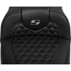 Saddlemen #823-07-190B2 - Roadsofa™ Extended Reach Seat - with Backrest - Honeycomb - Dark Gray Stitch - FLTR/FLHX '23-'24
