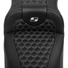 Saddlemen #823-07-190B5 - Roadsofa™ Extended Reach Seat - with Backrest - Honeycomb - Silver Stitch - FLTR/FLHX '23-'24