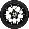 Coastal Moto #PKG-LAR185BC-ABST - Largo Rear Wheel - Black Cut (18") | Dunlop Tire (180/55B18)