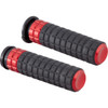 Arlen Ness #500-021 - SpeedLiner Grips - TBW - Red