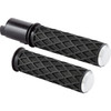 Arlen Ness #500-059 - Diamond Grips - TBW - Chrome