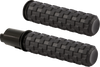 Arlen Ness #500-066 Air Trax Grips - TBW - Black