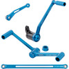 Arlen Ness #420-132 - SpeedLiner Foot Control Kit w/ Heel/Toe Shifter - Blue