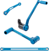 Arlen Ness #420-134 SpeedLiner Foot Control Kit - Solo - Blue