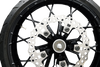 Arlen Ness #300-907 Bolt Kit - Holeshot/Front/Floating/Brake Rotor - Spoke Mount - Black - 5 Pack