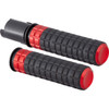 Arlen Ness #500-065 - SpeedLiner Grips - TBW - Red