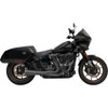 Bassani Xhaust #1S81RBE - 2-into-1 Road Rage III Exhaust System - 49-State - Black