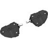 Ciro #6R001 - RydeCulture™ Foot Rests - Black - 1/2" Clevis Mount