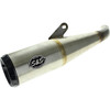 S&S Cycle #550-1114 - Grand National Slip-On Muffler - Brushed Stainless Steel - X™500