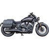 S&S Cycle #550-1121 - Grand National Slip-On Mufflers - Black - 50-State