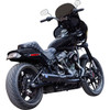 S&S Cycle #550-1104 - 2-into-1 Qualifier Exhaust System - 50-State - Black - Softail