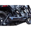 S&S Cycle #550-1104 - 2-into-1 Qualifier Exhaust System - 50-State - Black - Softail