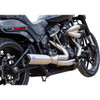 S&S Cycle #550-1105 - 2-into-1 Qualifier Exhaust System - Race Only - Brushed Stainless