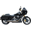 S&S Cycle #550-1107 - 2-into-1 Qualifier Exhaust System - Race Only - Brushed Stainless